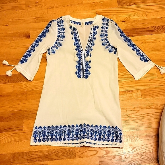 Spell & The Gypsy Santorini Embroidered Tunic Dress - Picture 4 of 8